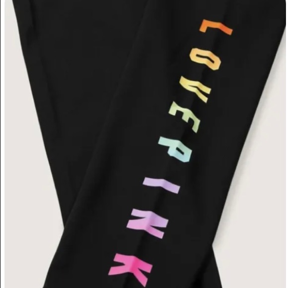 Victoria's Secret PINK rainbow outfit! tee and
ultimate leggings size xl NWT VS - Picture 10 of 10